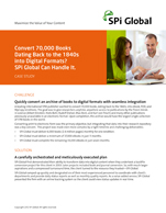 Convert 70,000 Books Dating Back to the 1840s into Digital Formats? SPi Global C