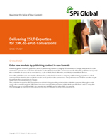 Delivering XSLT Expertise for XML-to-ePub Conversions