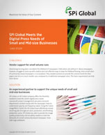 SPi Global Meets the Digital Press Needs of Small and Mid-size Businesses